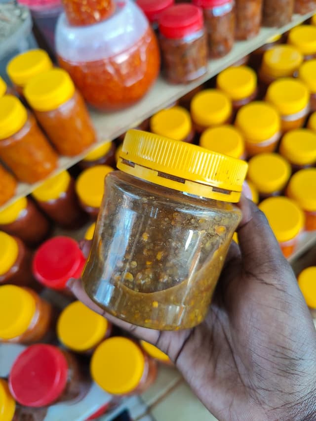 Blended chillies small Jar