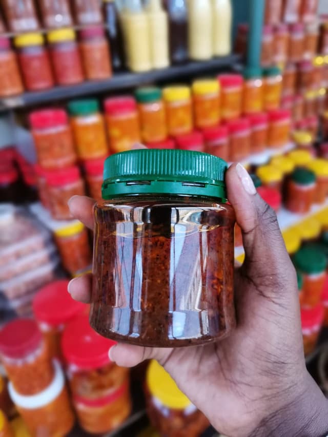 Dried shrimp pickle small jar