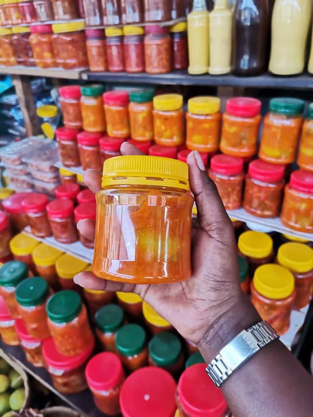 Swahili Pickles lime Large Jar